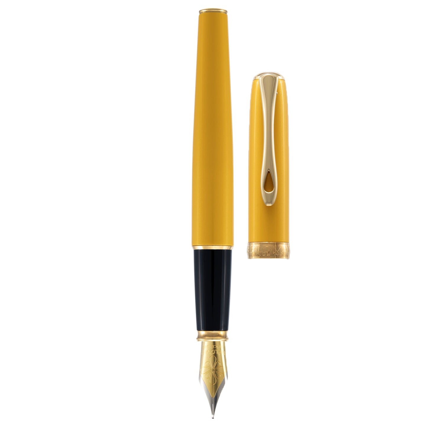 Diplomat Excellence A2 Yellow GT Fountain Pen