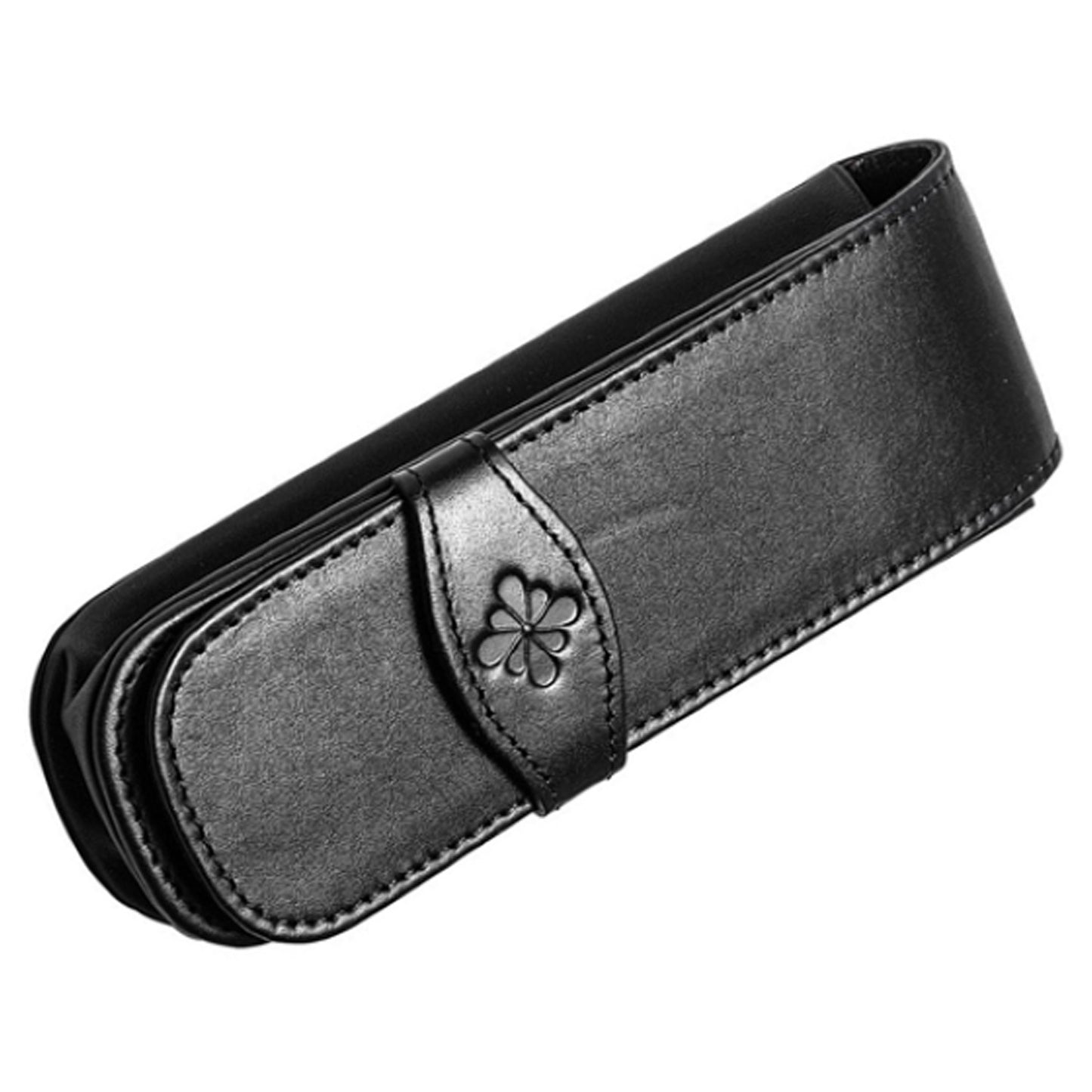 Diplomat Leather Two Pen Case (Black) D41000002