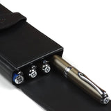 Diplomat Leather Four Pen Case (Black) D41000004