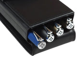 Diplomat Leather Four Pen Case (Black) D41000004