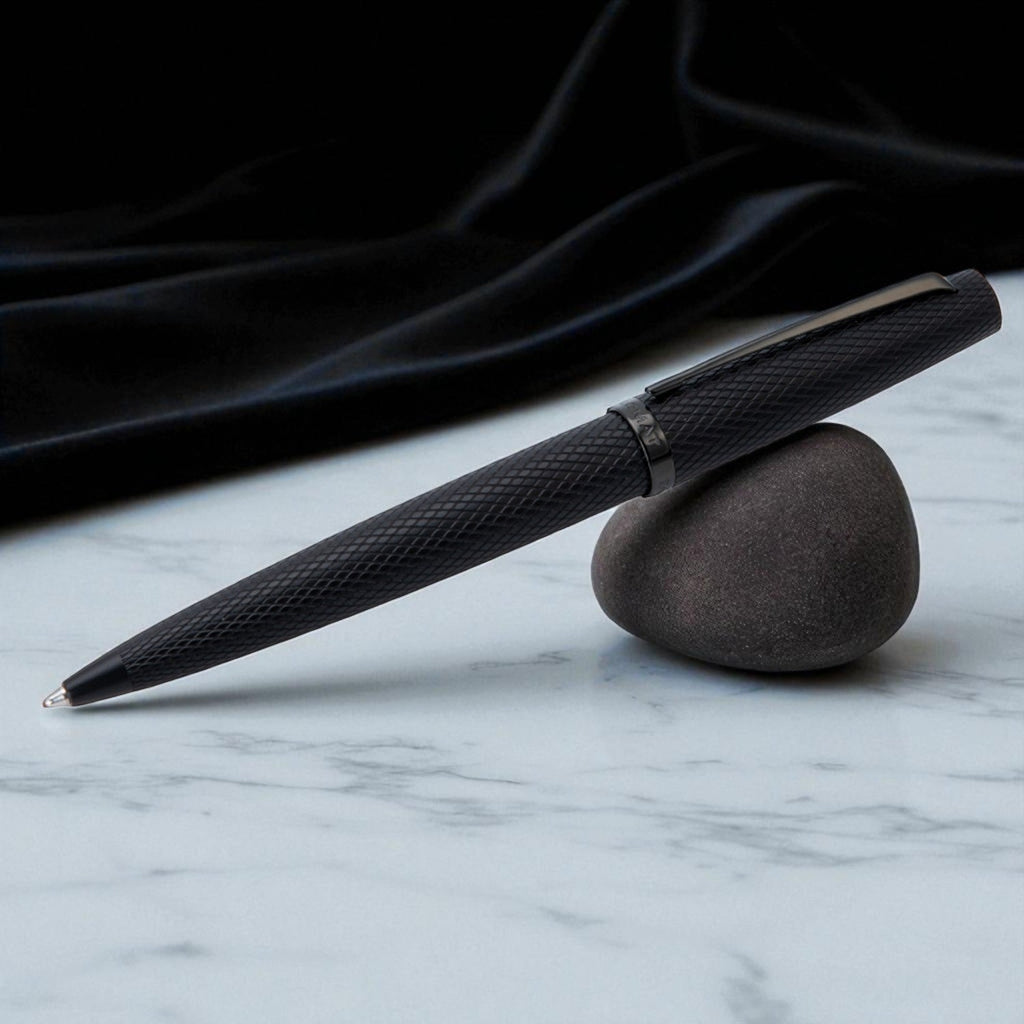 Diplomat Viper Black Guilloche Ballpoint Pen D41301040