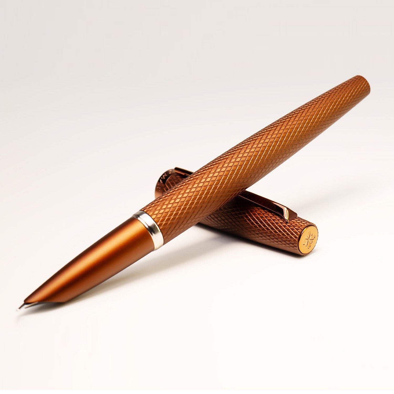 Diplomat Viper Brown Guilloche Fountain Pen