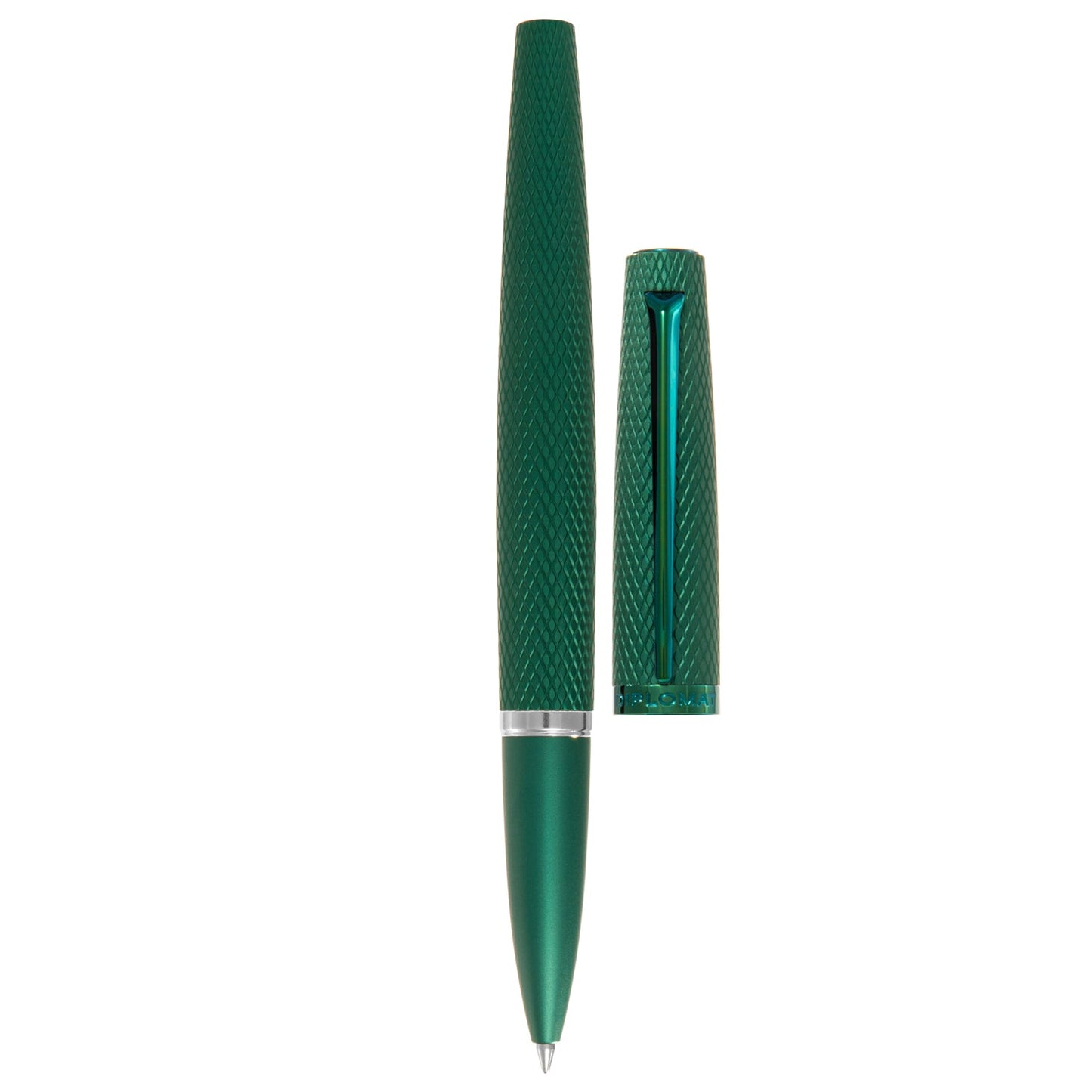 Diplomat Viper Green Guilloche Roller Ball Pen D41304030