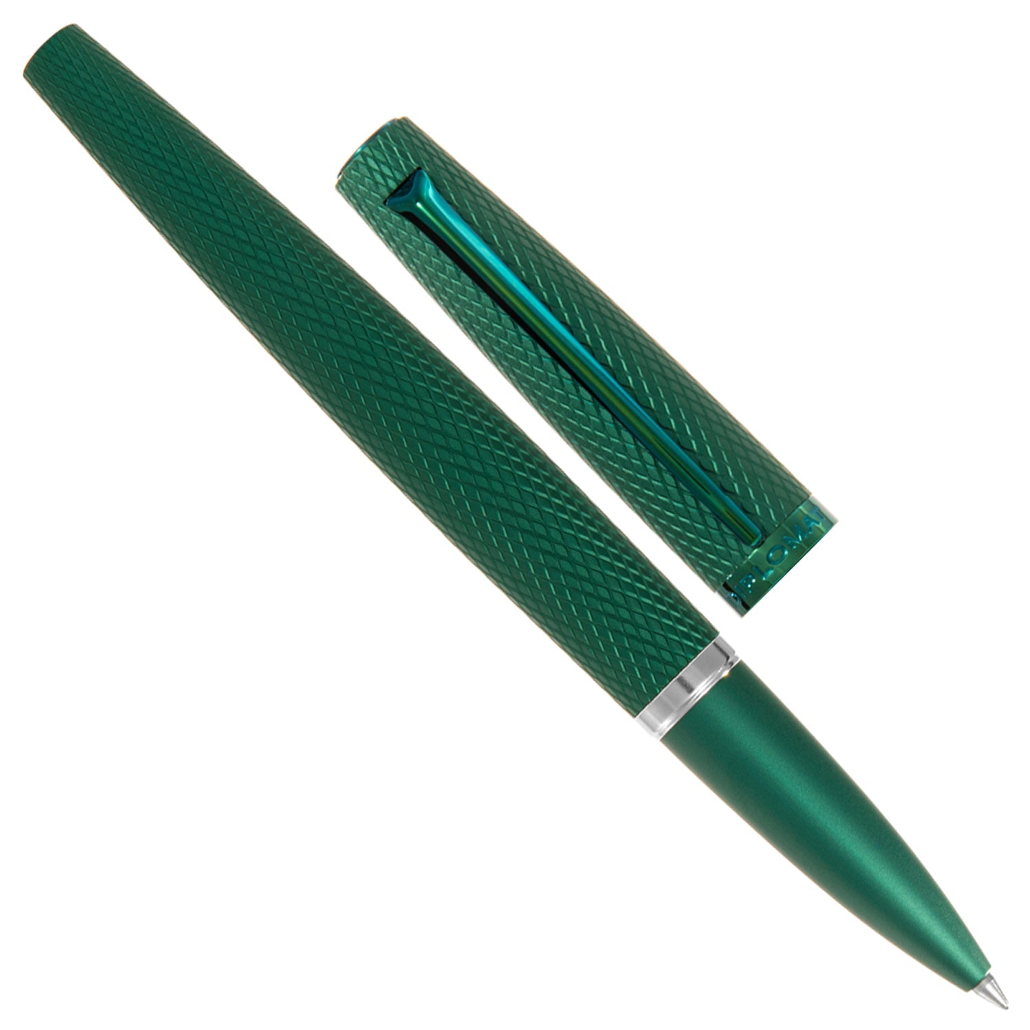 Diplomat Viper Green Guilloche Roller Ball Pen D41304030