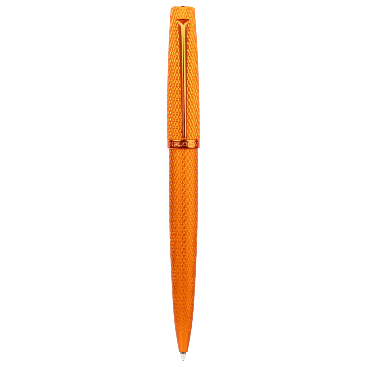 Diplomat Viper Orange Guilloche PVD Ballpoint Pen D41306040