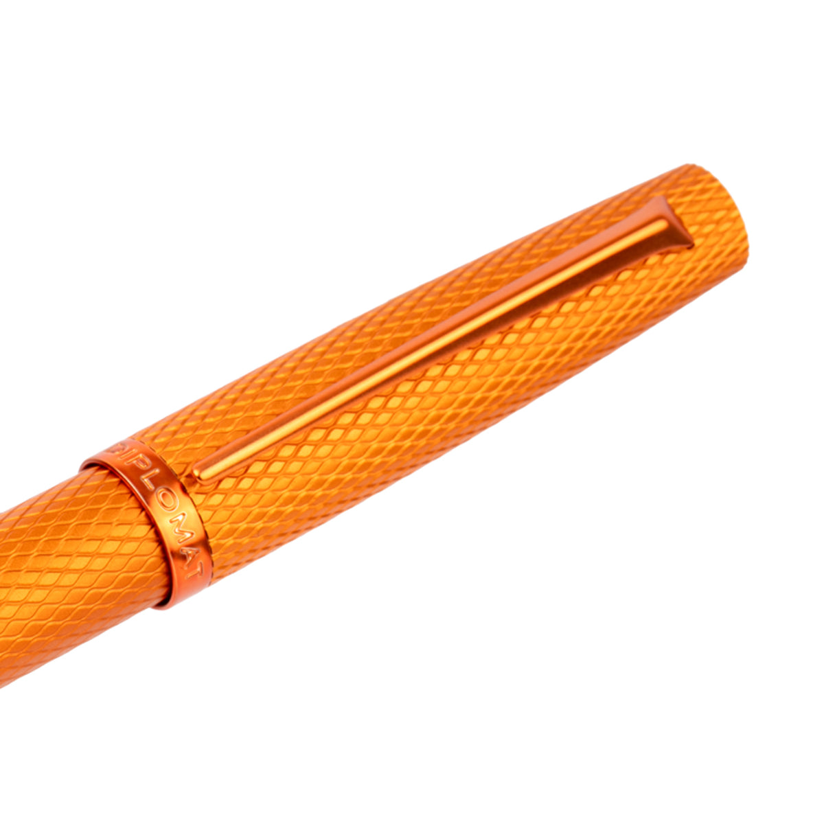 Diplomat Viper Orange Guilloche PVD Ballpoint Pen D41306040