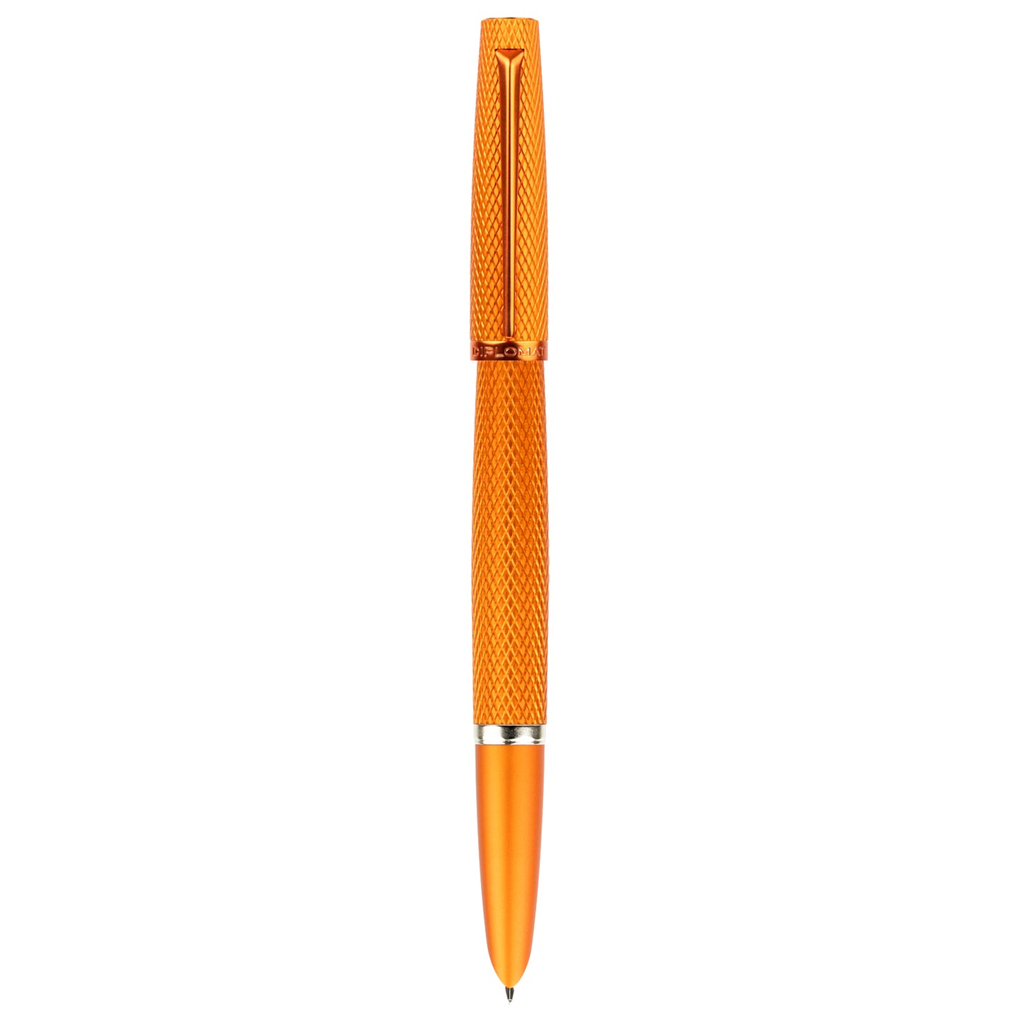 Diplomat Viper Orange Guilloche PVD Fountain Pen