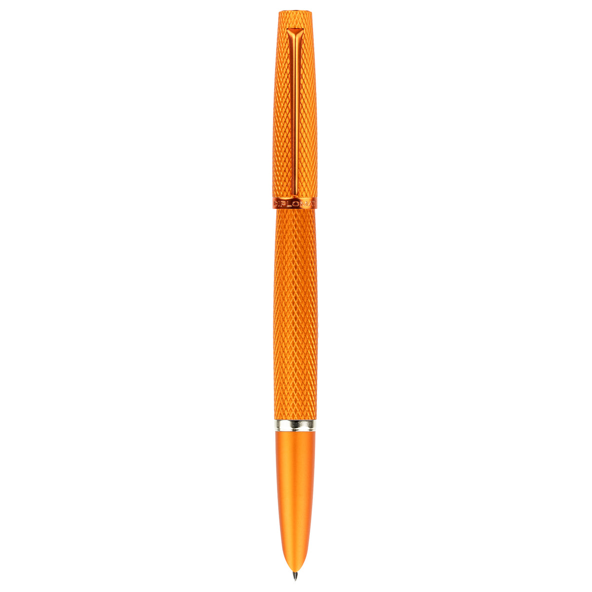 Diplomat Viper Orange Guilloche PVD Fountain Pen