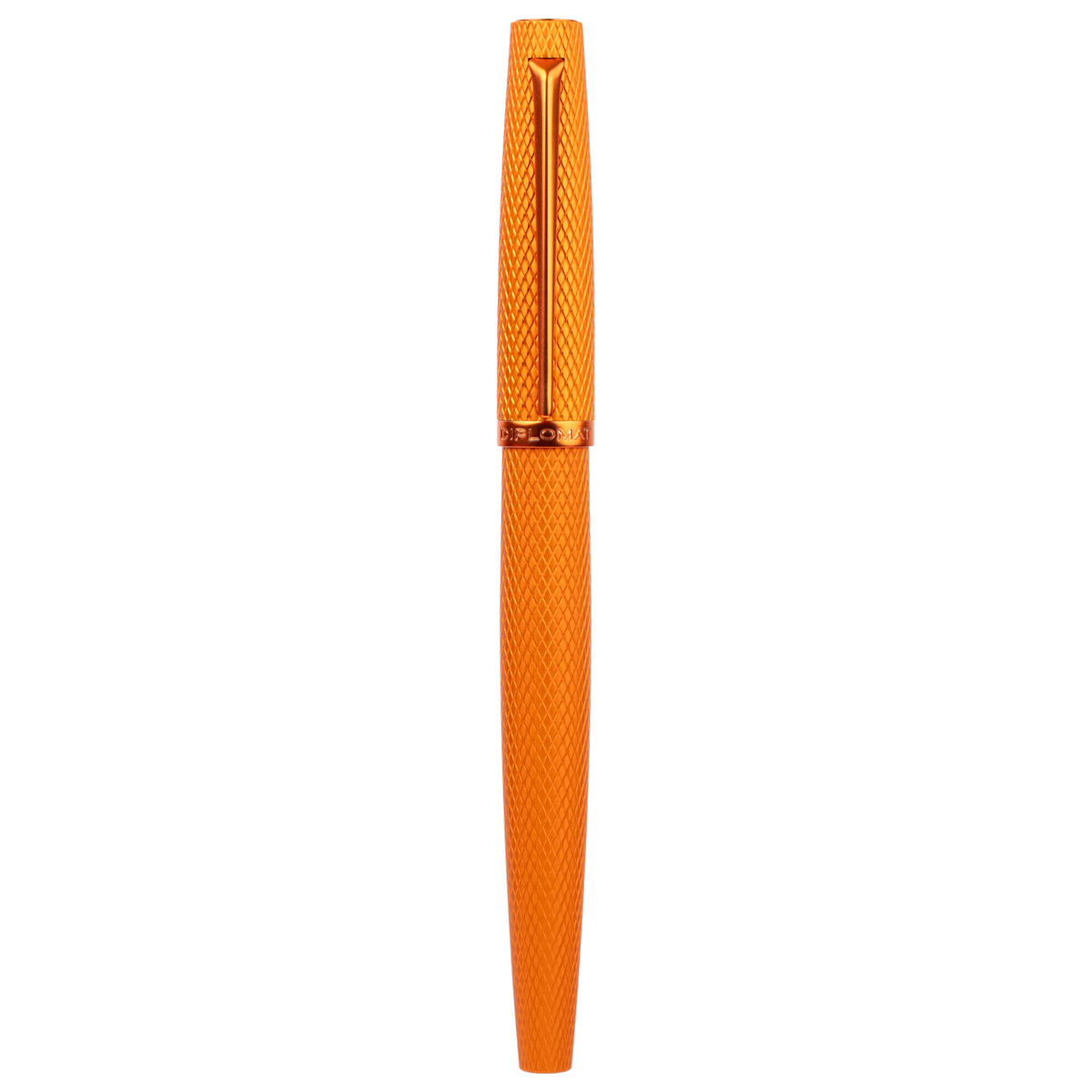 Diplomat Viper Orange Guilloche PVD Roller Ball Pen D41306030