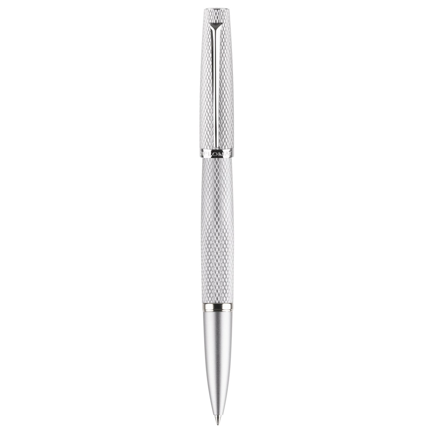 Diplomat Viper Silver Guilloche CT Roller Ball Pen D41305030