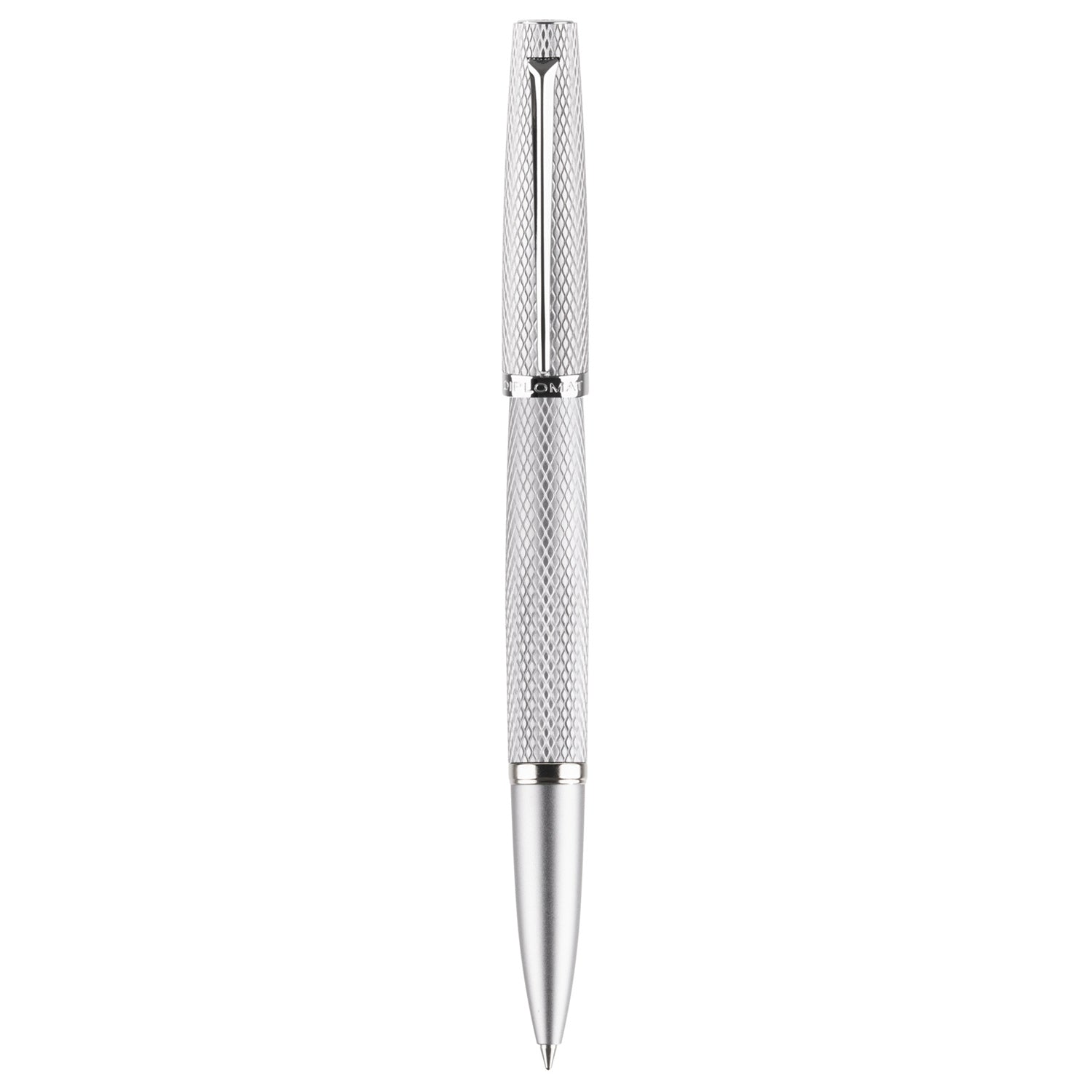 Diplomat Viper Silver Guilloche CT Roller Ball Pen D41305030
