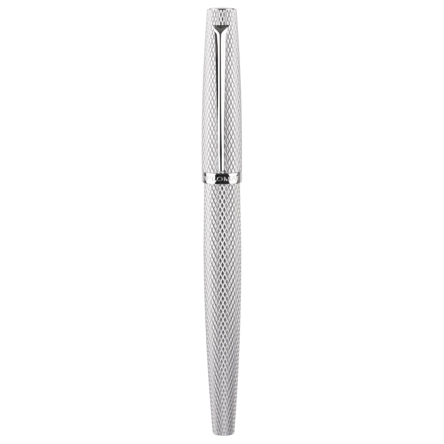 Diplomat Viper Silver Guilloche CT Roller Ball Pen D41305030
