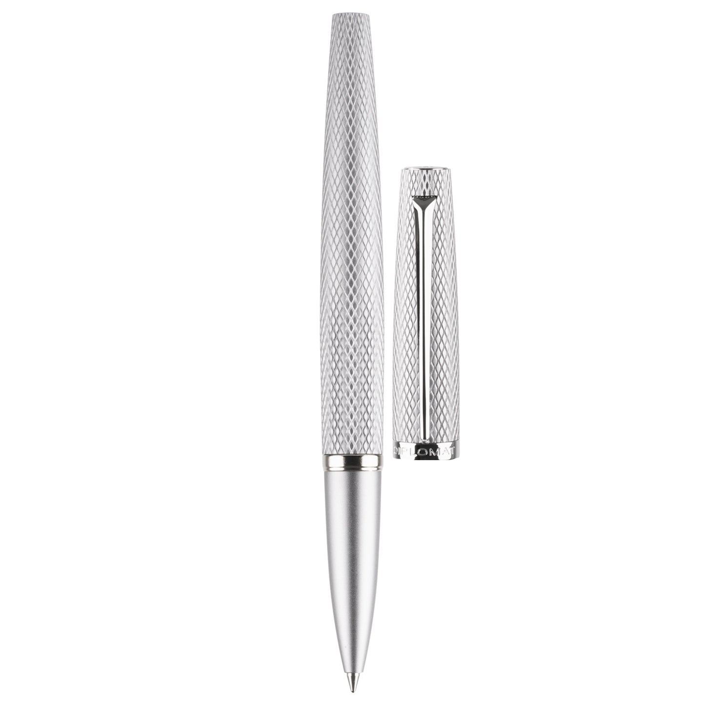 Diplomat Viper Silver Guilloche CT Roller Ball Pen D41305030