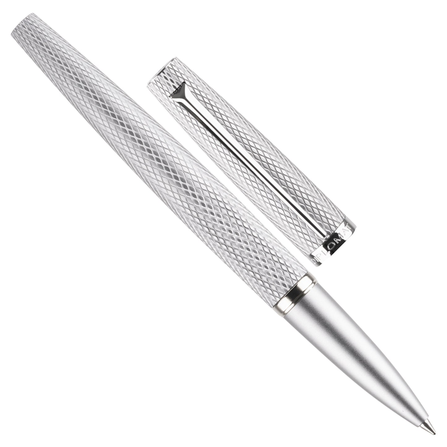 Diplomat Viper Silver Guilloche CT Roller Ball Pen D41305030