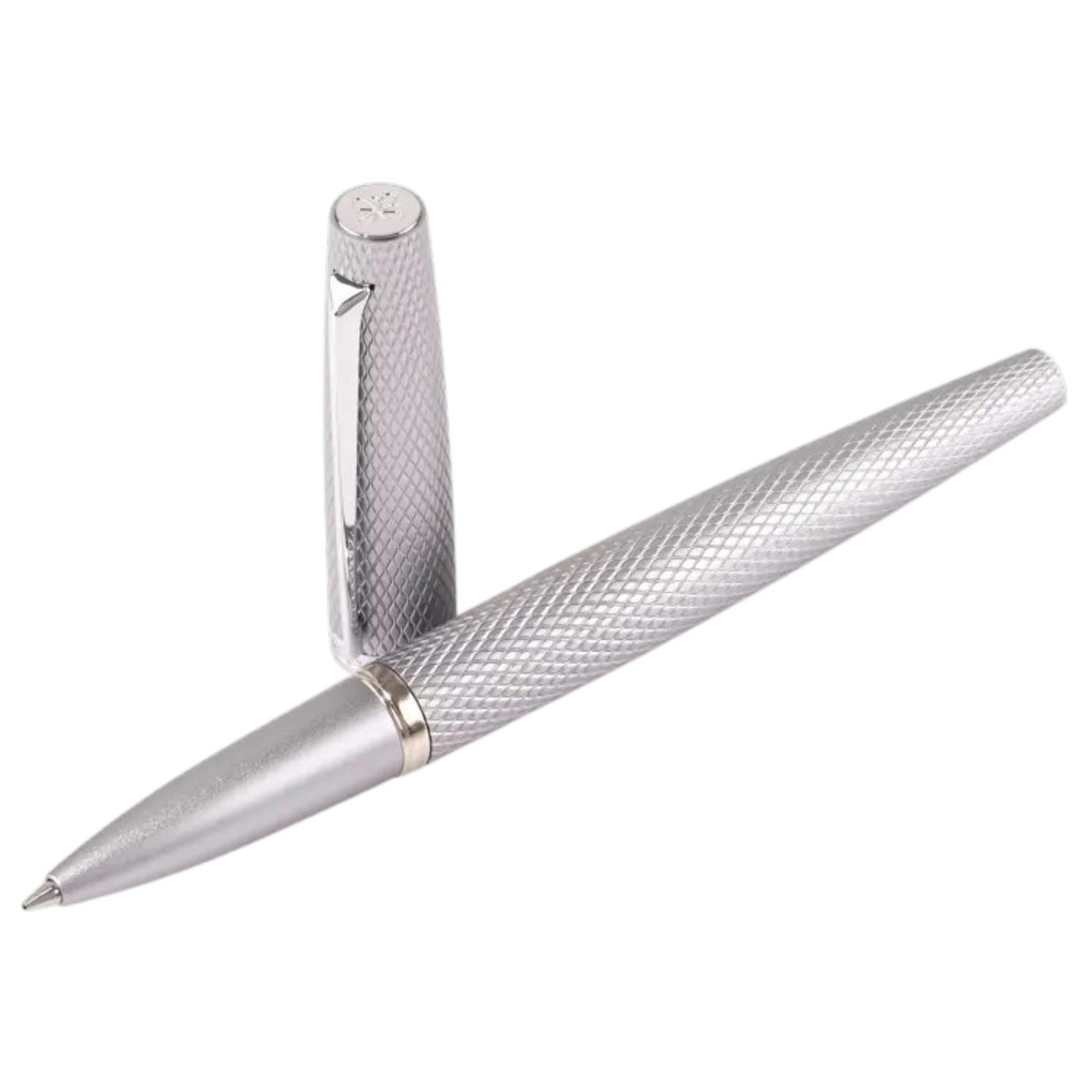 Diplomat Viper Silver Guilloche CT Roller Ball Pen D41305030