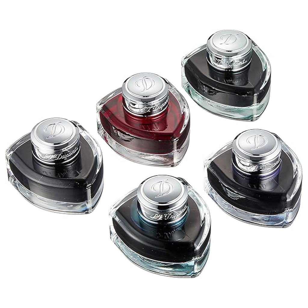 S.T. Dupont Ink Bottle Set (Assorted - 70 ML - Pack of 5) 40161
