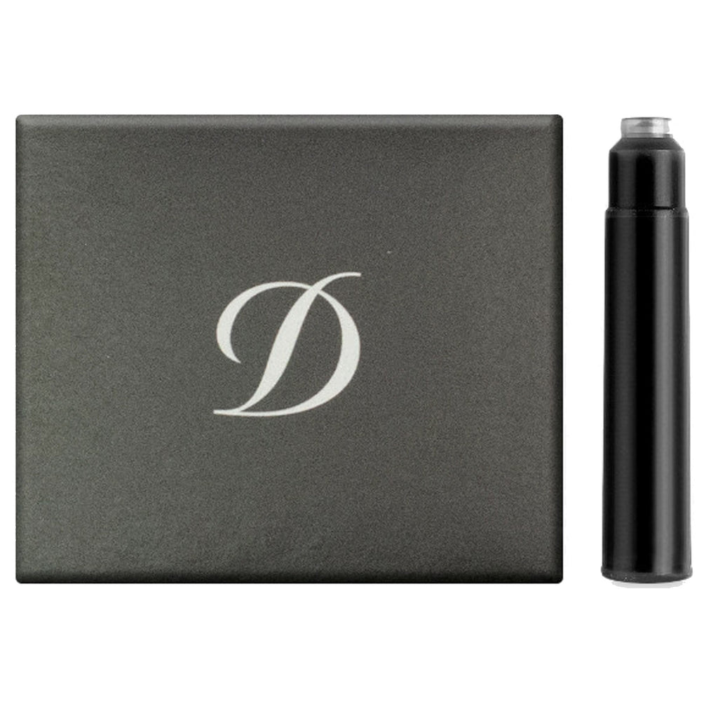 S.T. Dupont Ink Cartridge (Black - Pack of 6) 040110