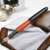 Diplomat Aero Black Orange 14K Gold Fountain Pen
