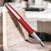 Diplomat Aero Red 14K Gold Fountain Pen