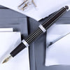 Diplomat Aero Stripes Black 14K Gold Fountain Pen