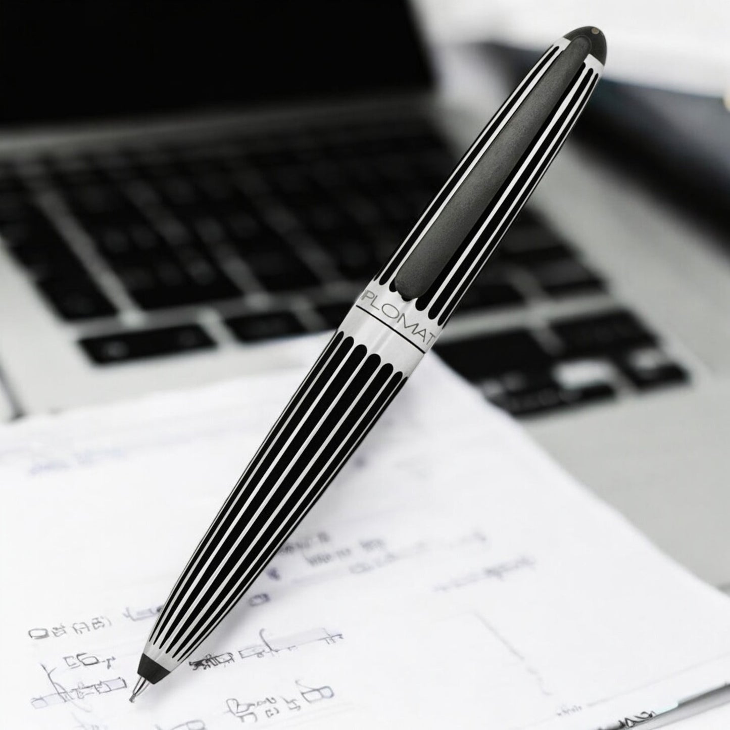 Diplomat Aero Stripes Black Mechanical Pencil (0.7 MM) D40318050