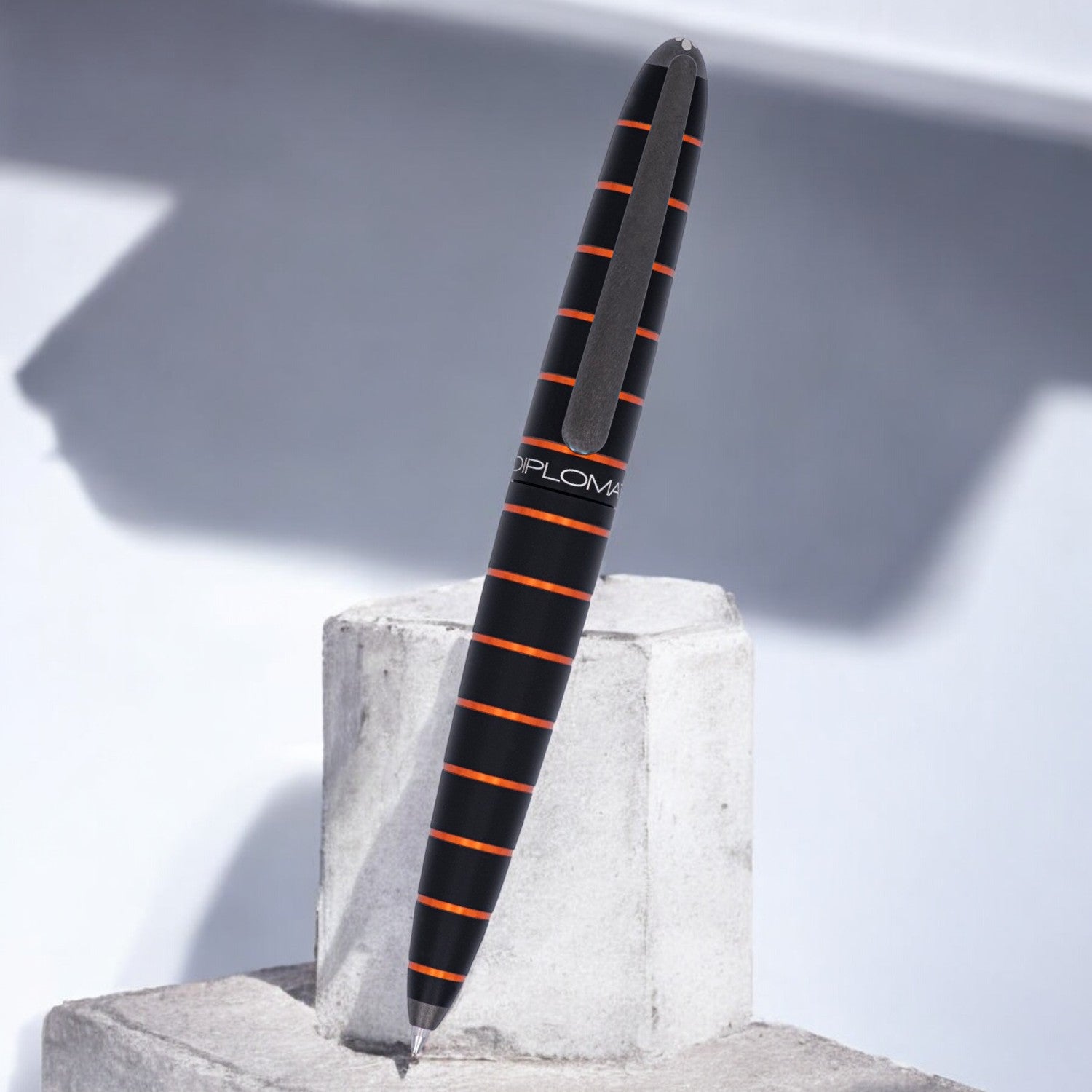 Diplomat Elox Black/Orange Ballpoint Pen