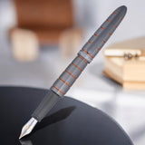 Diplomat Elox Ring Grey/Orange 14CT Fountain Pen