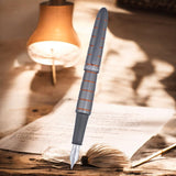 Diplomat Elox Ring Grey/Orange Fountain Pen