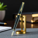 Diplomat Excellence A2 Black Lacquer Gold 14K Gold Fountain Pen