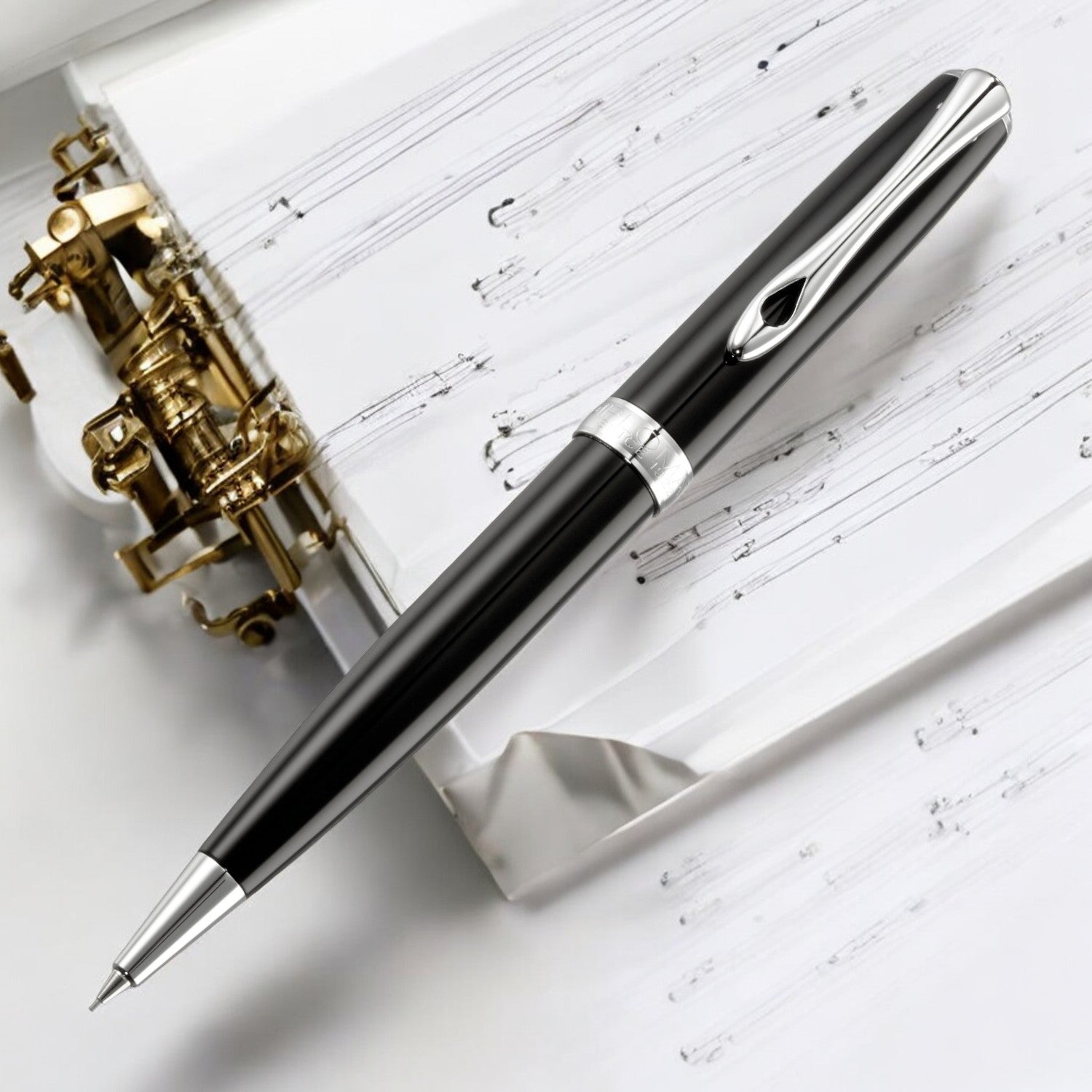 Diplomat Excellence A2 Black Lacquer Mechanical Pencil (0.7MM) D40202050