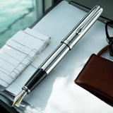 Diplomat Excellence A2 Chrome 14K Gold Fountain Pen