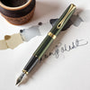 Diplomat Excellence A2 Evergreen/Gold 14K Gold Fountain Pen
