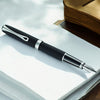 Diplomat Excellence A2 Lapis Black Matt Chrome Fountain Pen