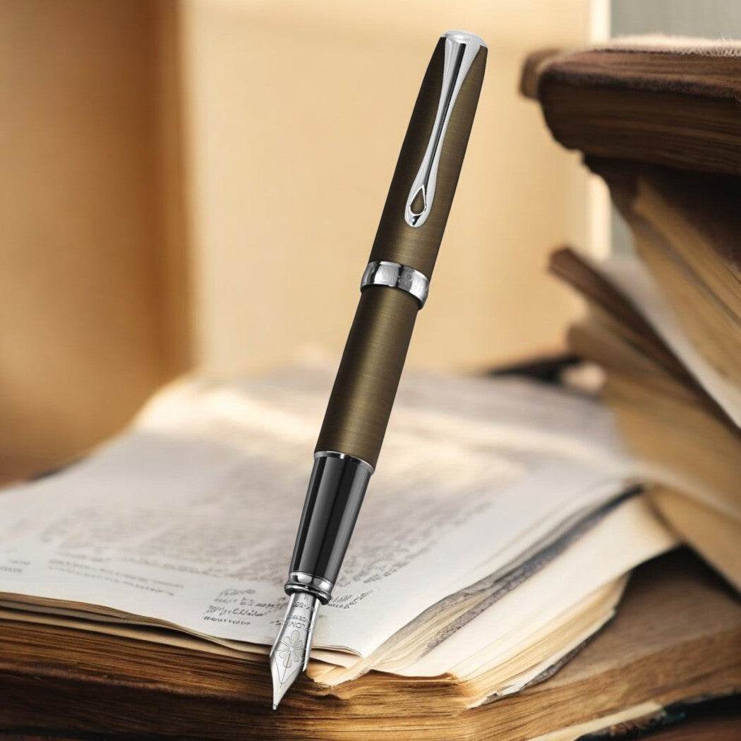 Diplomat Excellence A2 Oxyd Brass Fountain Pen