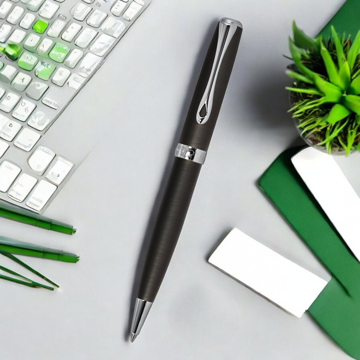 Diplomat Excellence A2 Oxyd Iron easyFlow Ball Pen D40218040
