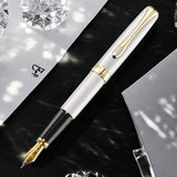 Diplomat Excellence A2 Pearl White Gold Fountain Pen