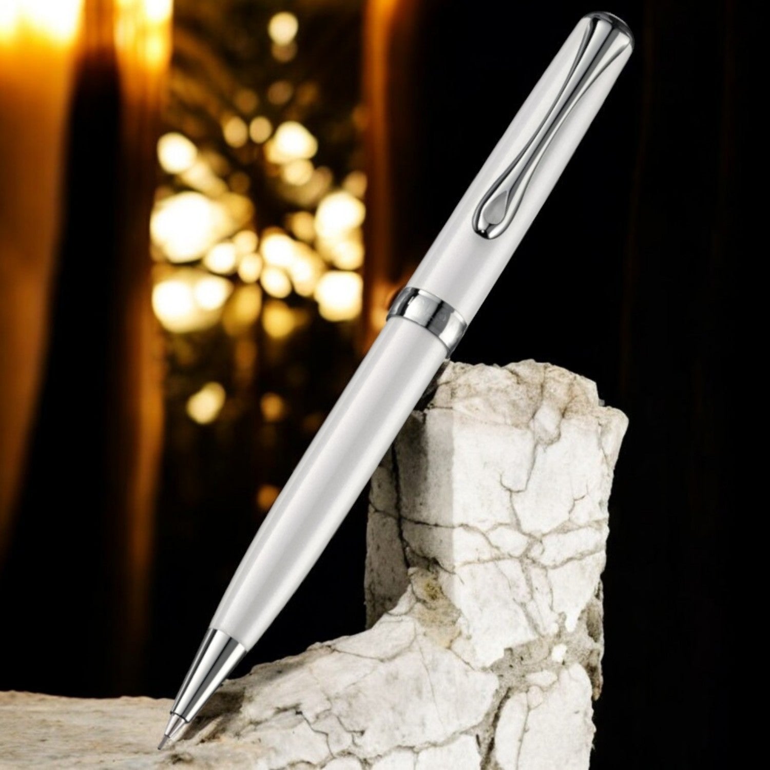 Diplomat Excellence A2 Pearl White Mechanical Pencil (0.7MM) D40210050