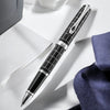 Diplomat Excellence A Plus Rhomb Guilloche Lapis Black Roller Ball Pen D40101030
