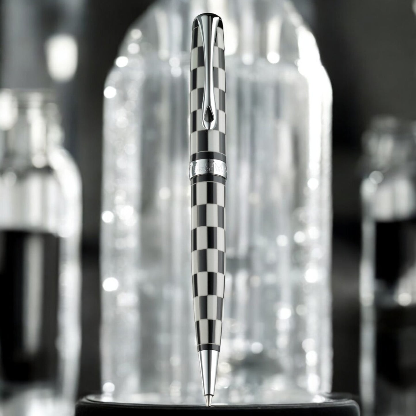 Diplomat Excellence A Plus Rome Black White Mechanical Pencil (0.7MM) D40102050