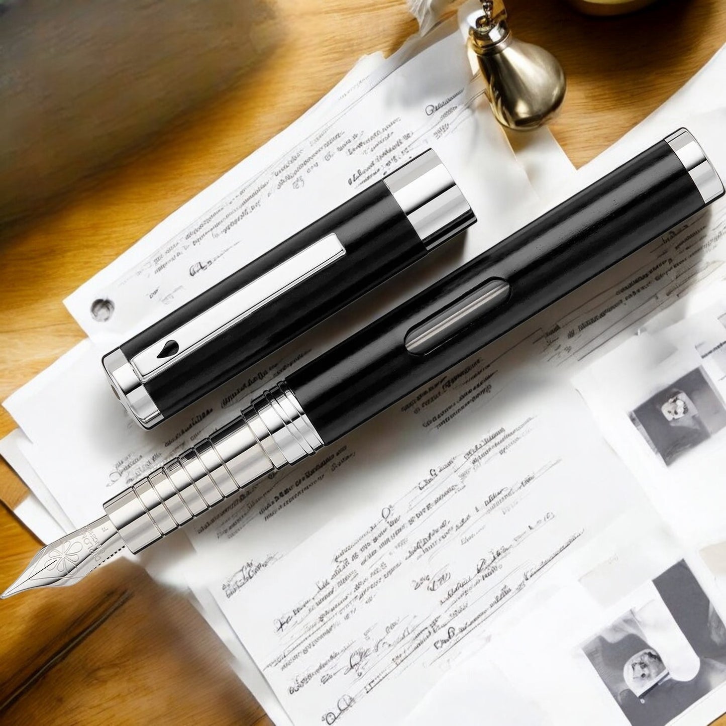 Diplomat Nexus Black CT Fountain Pen