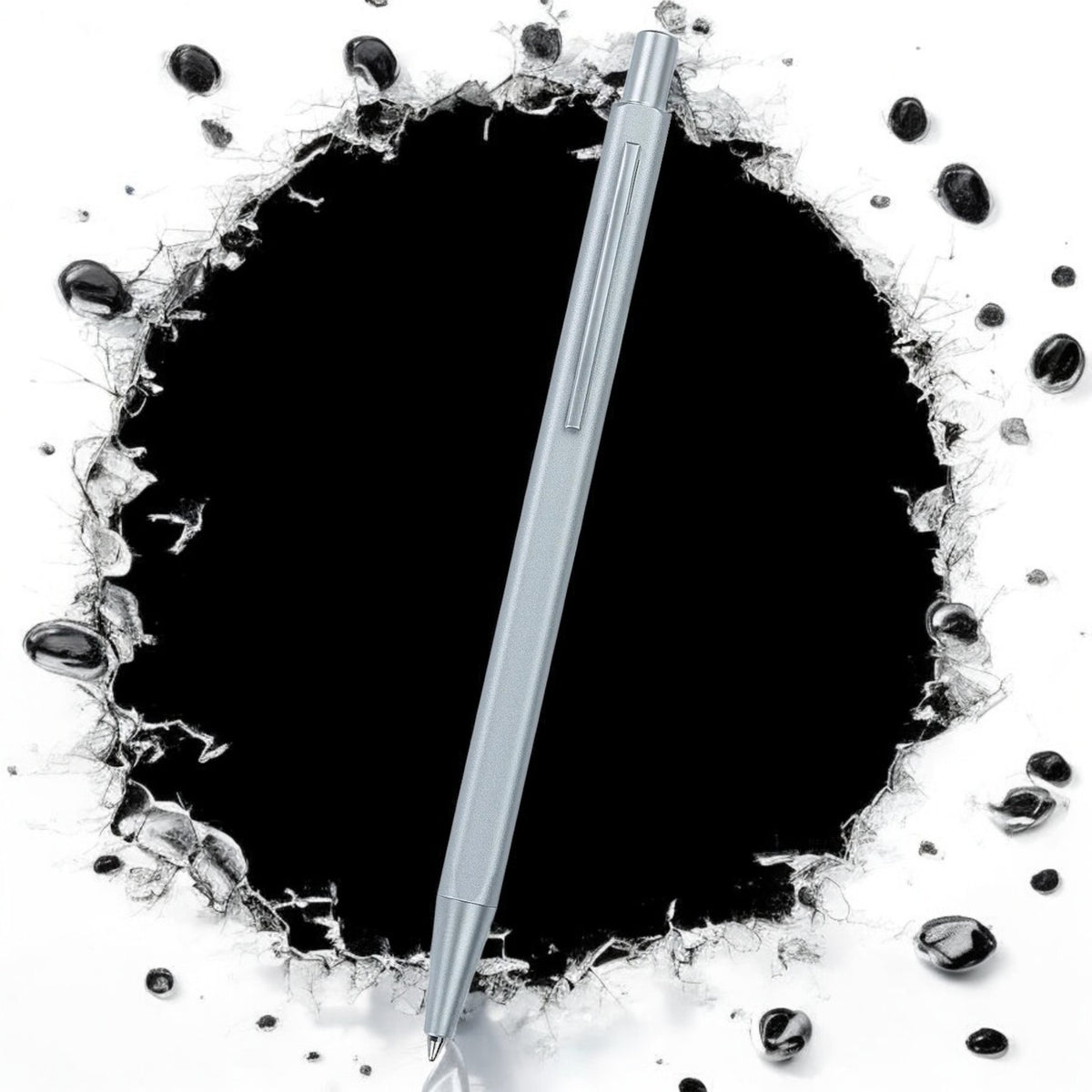 Diplomat Spacetec Q4 Silver Ball Pen D41101012
