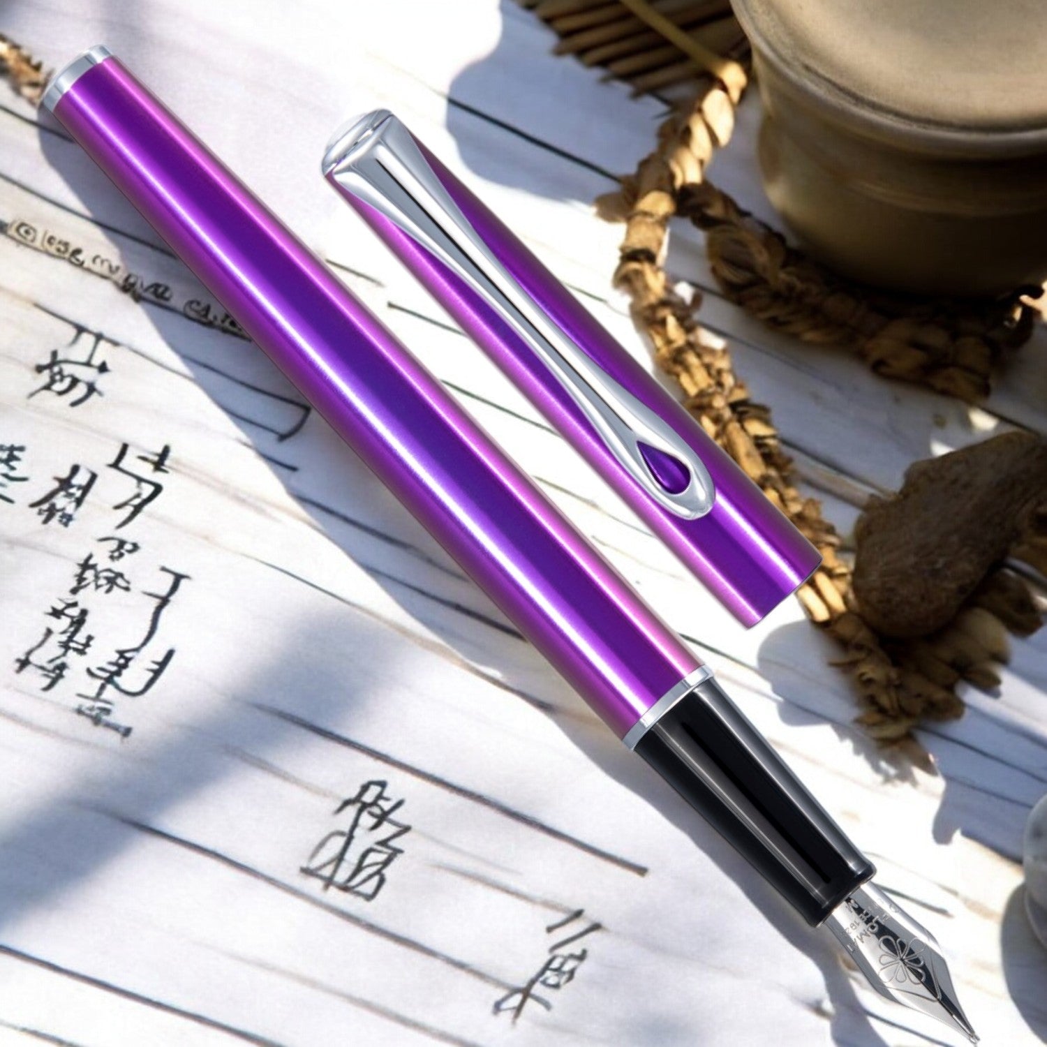 Diplomat Traveller Funky Fuchsia CT Fountain Pen