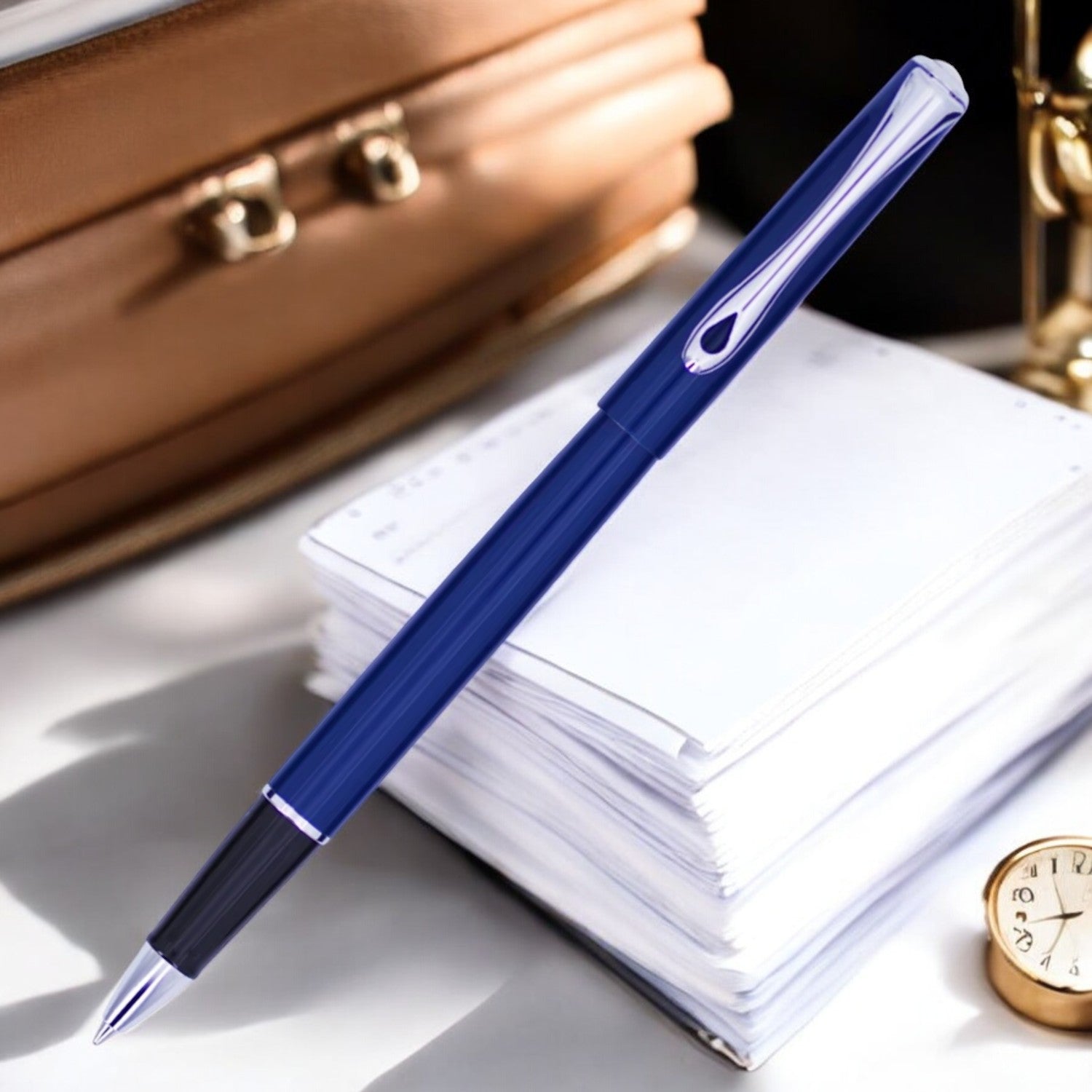 Diplomat Traveller Navy Blue CT Roller Ball Pen D40707030