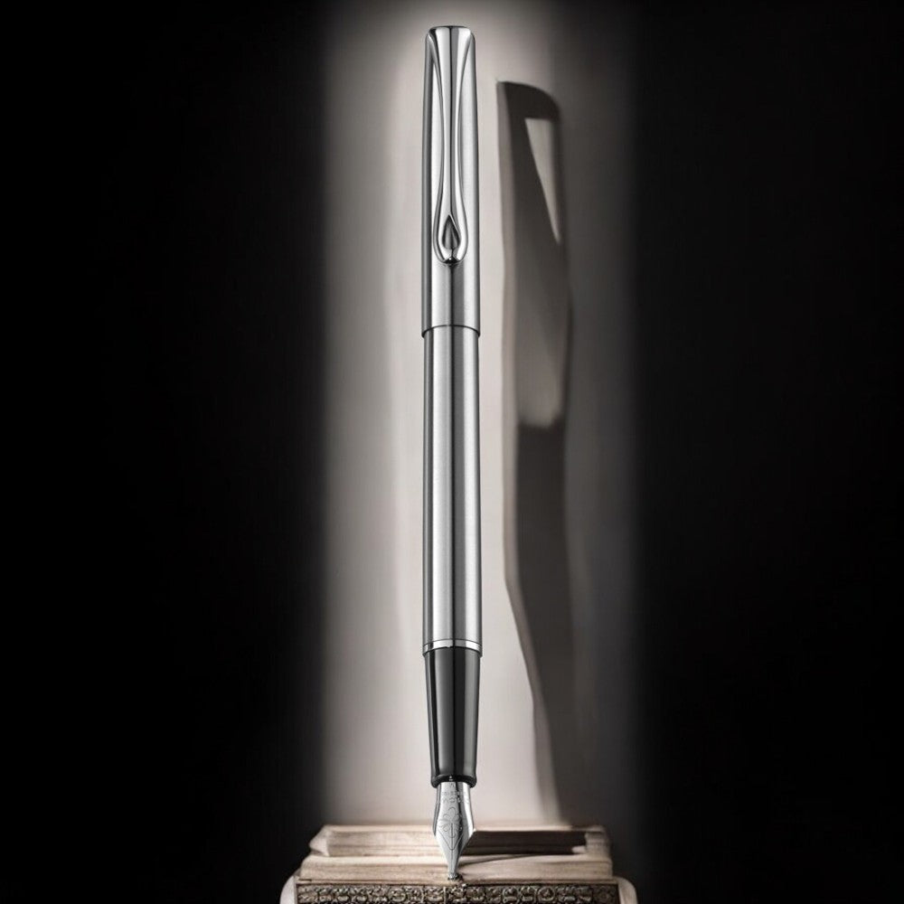 Diplomat Traveller Stainless Steel Fountain Pen