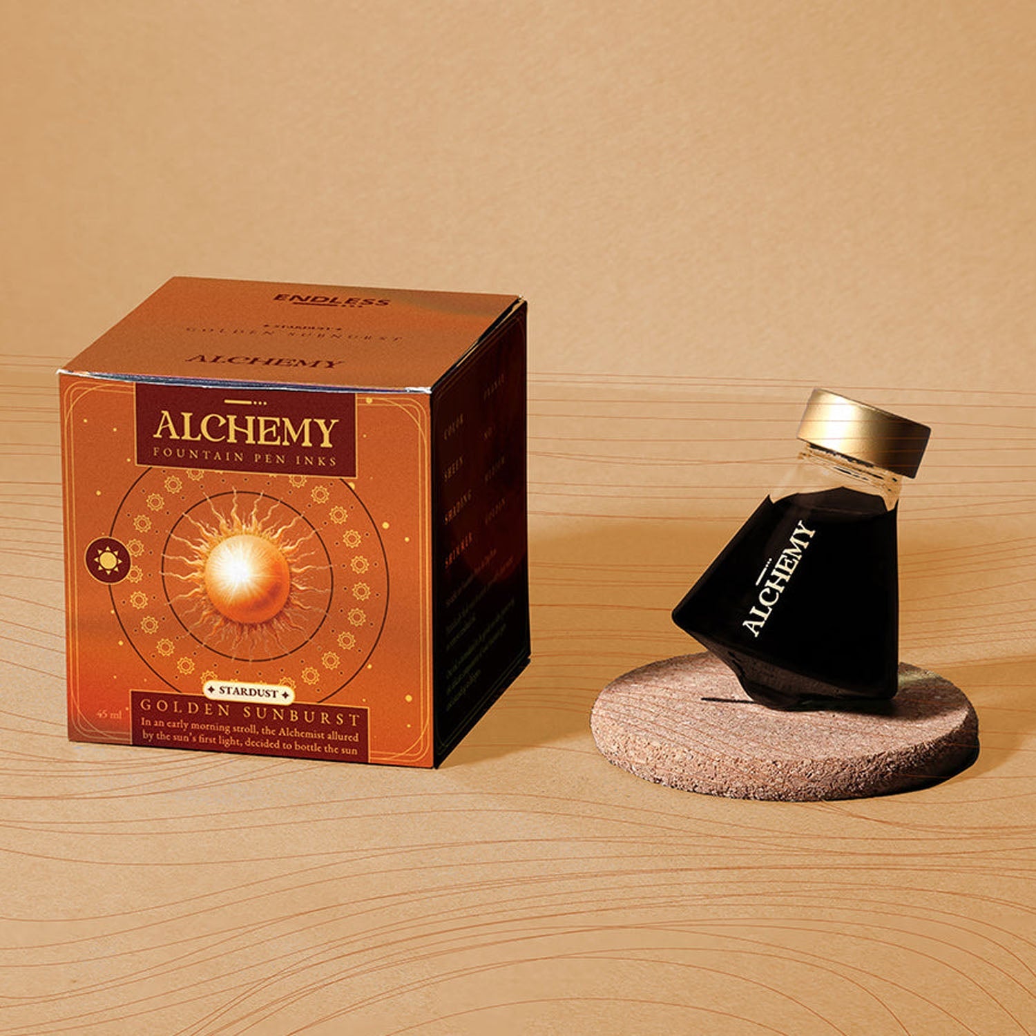 Endless Alchemy Ink Bottle (Golden Sunburst - 45 ML) ESALGOSB45