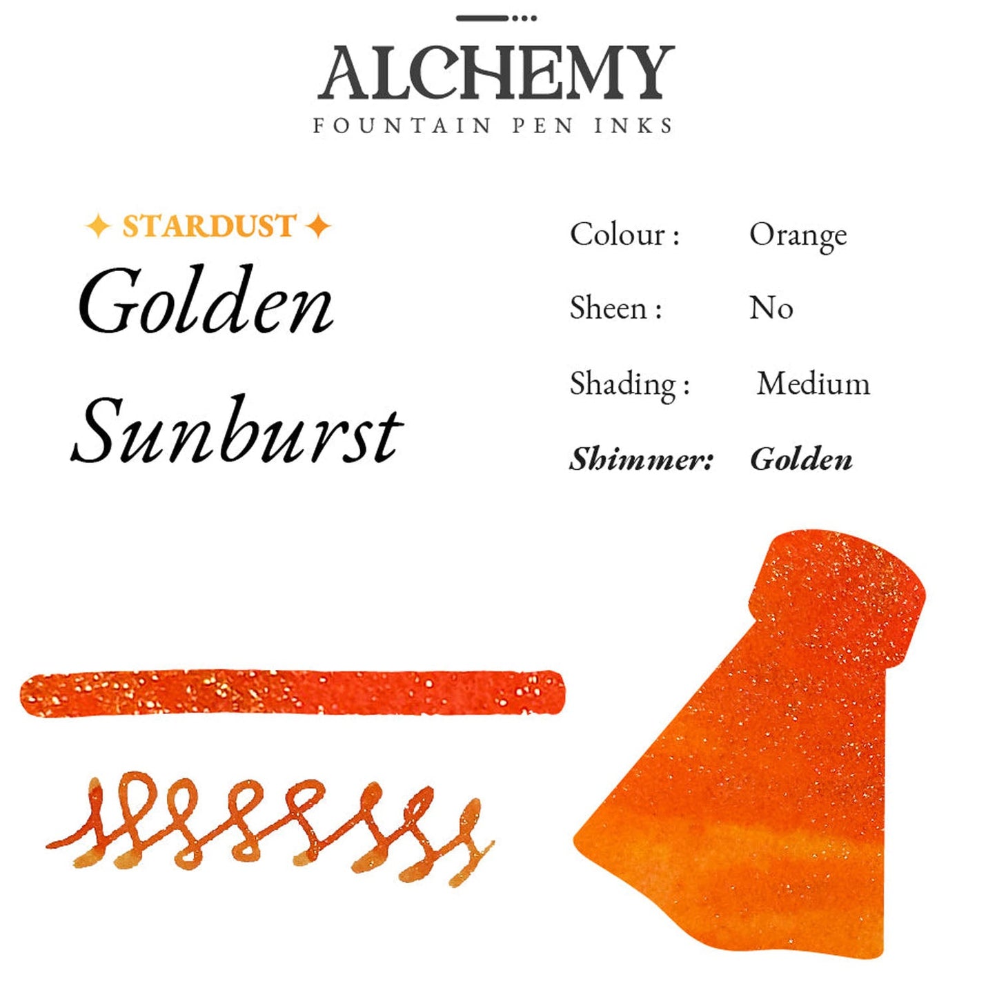 Endless Alchemy Ink Bottle (Golden Sunburst - 45 ML) ESALGOSB45