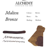 Endless Alchemy Ink Bottle (Molten Bronze - 45 ML) ESALMOBR45