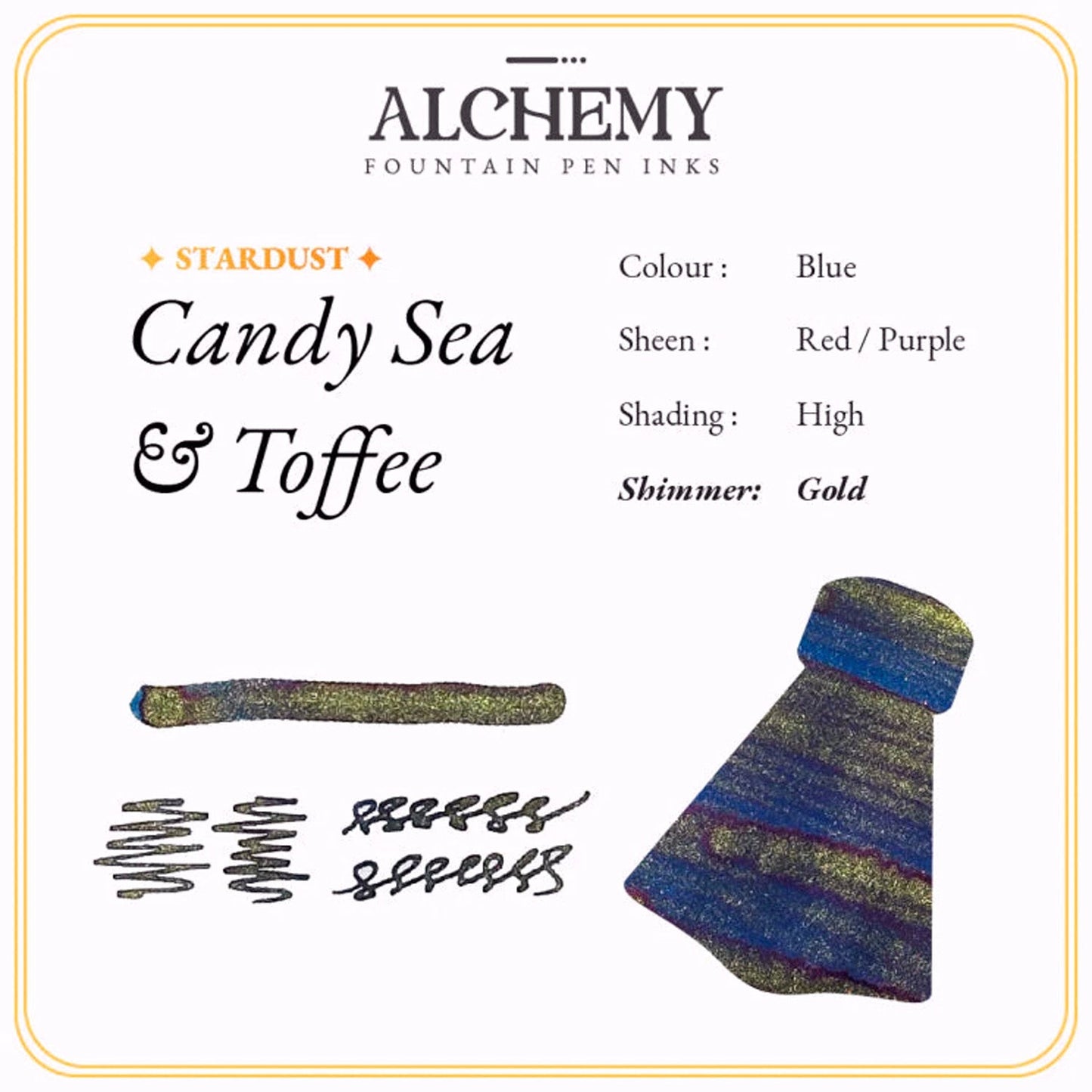 Endless Alchemy Ink Bottle (Stardust Candy Sea and Toffee - 45 ML) ESALCSTF45