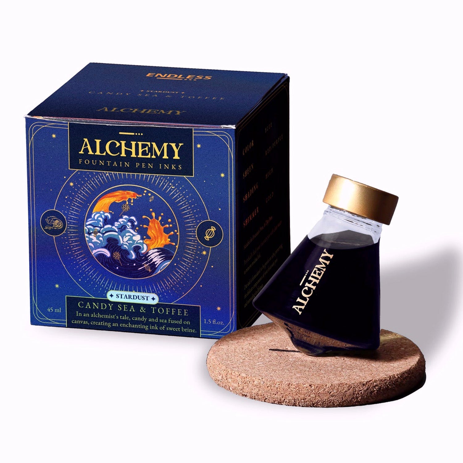 Endless Alchemy Ink Bottle (Stardust Candy Sea and Toffee - 45 ML) ESALCSTF45