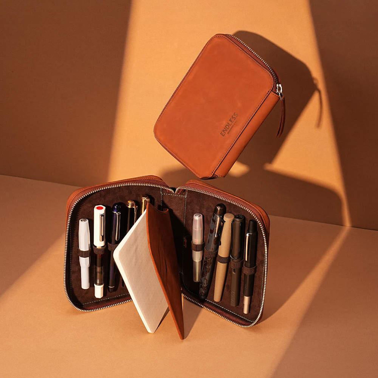 Endless Companion Ten Pen Case (Brown) ESCPBR10P